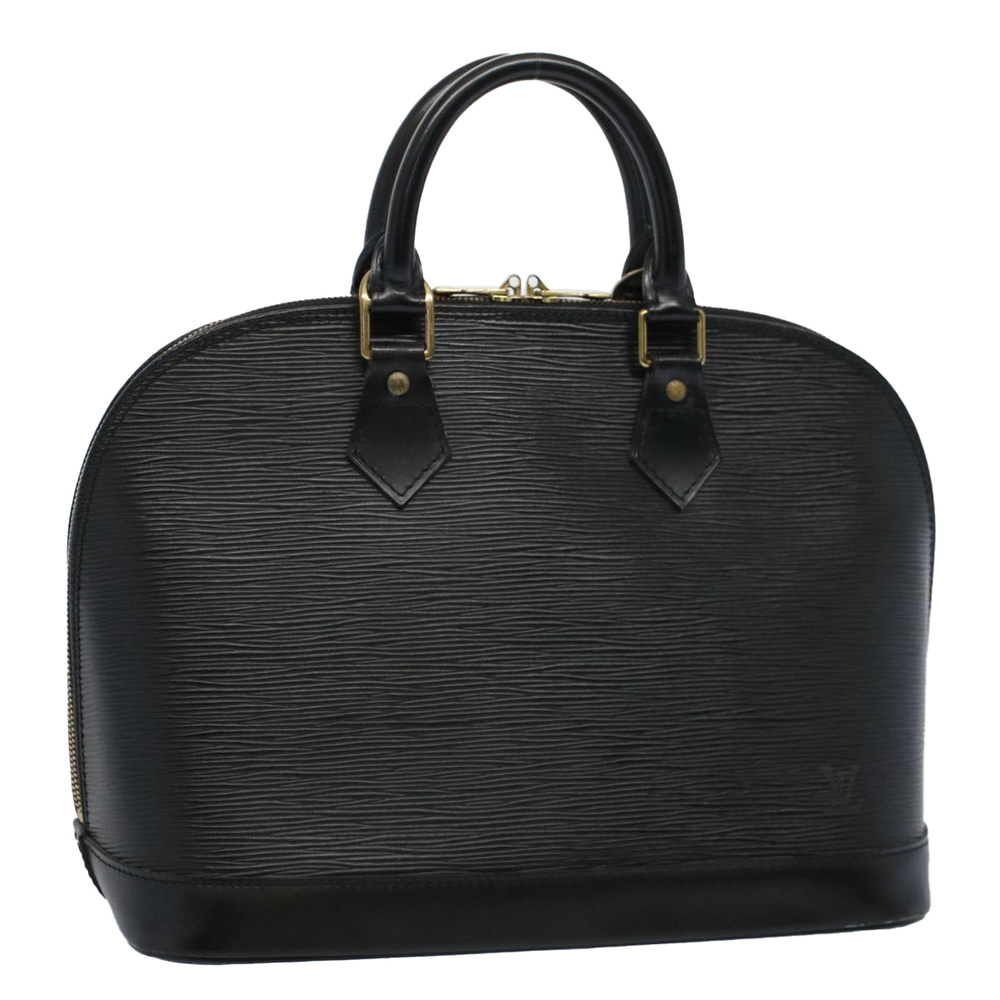 LOUIS VUITTON Epi Alma Hand Bag Black M52142 LV Auth 56526